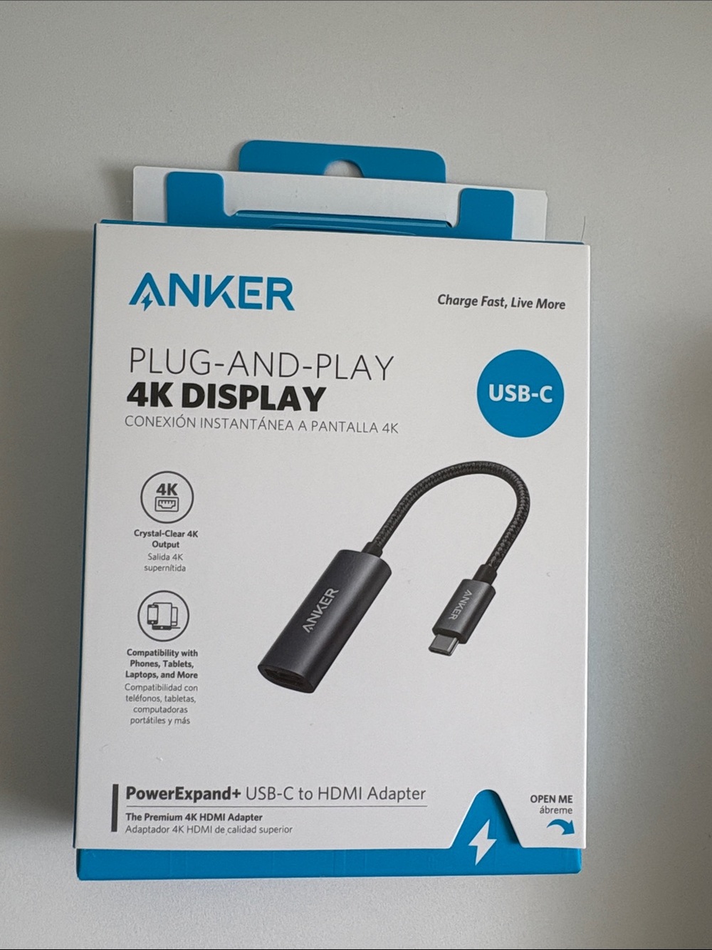 Anker USB-C to HDMI 4K Adapter NIB